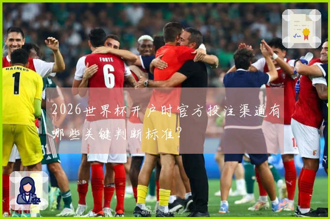2026世界杯开户时官方投注渠道有哪些关键判断标准？